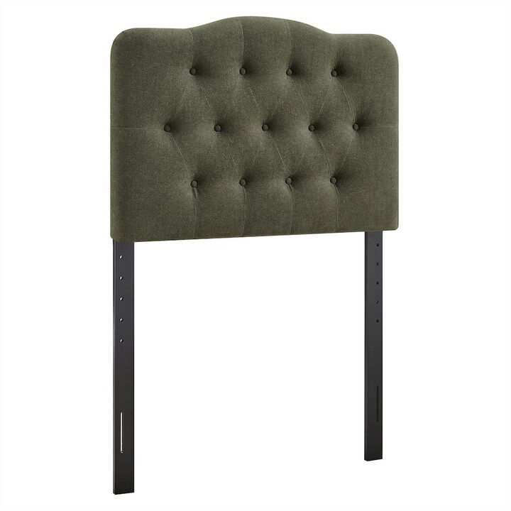 Annabel Premium Linen Blend Twin Headboard