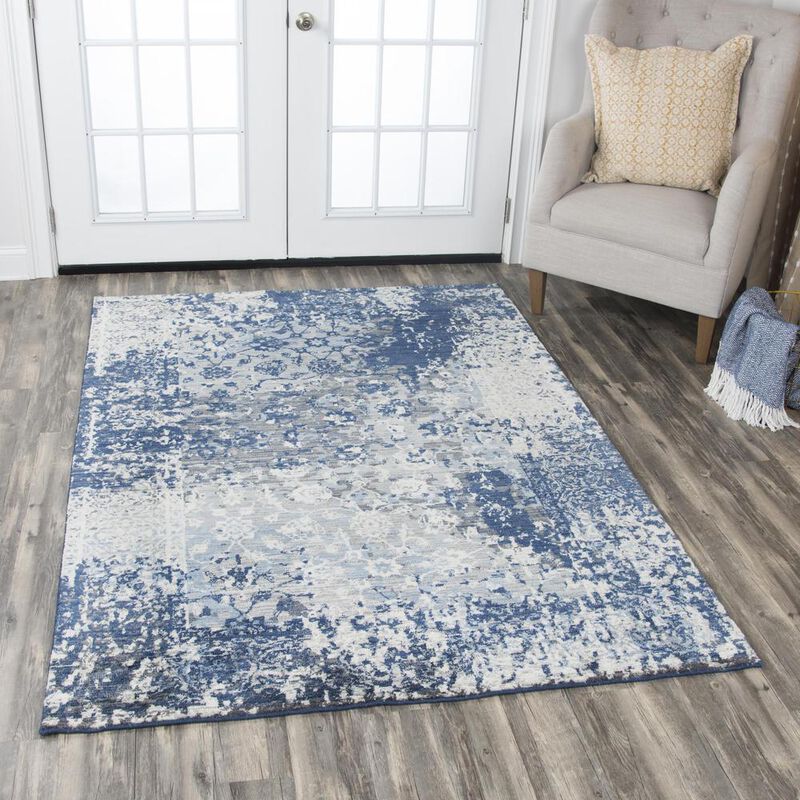 Hybrid Cut Pile Wool Rug, 5' x 8'