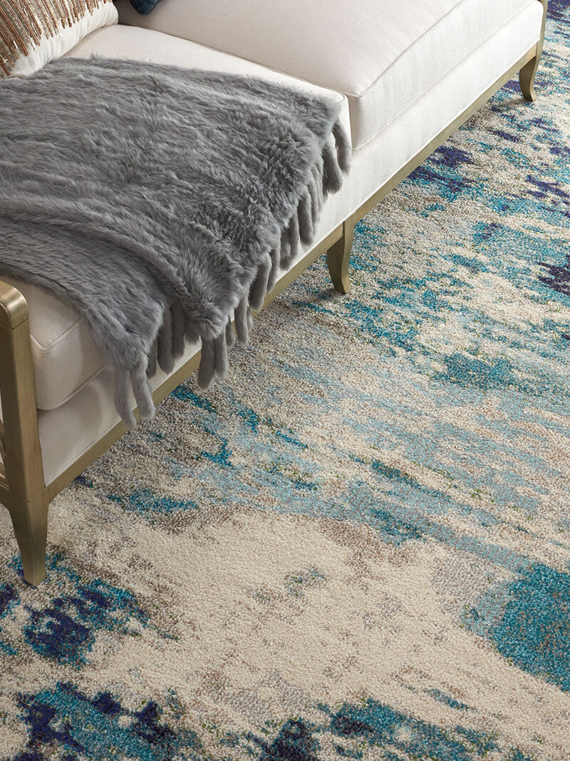 Celestial CES02 Ivory/Blue 9' x 12' Rug