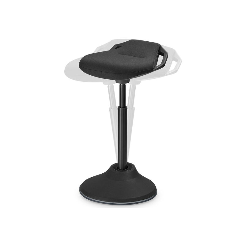 Ergonomic Standing Stool with Adjustable Height (24.8"-34.6") - Swivel Chair with Anti-Slip Pad