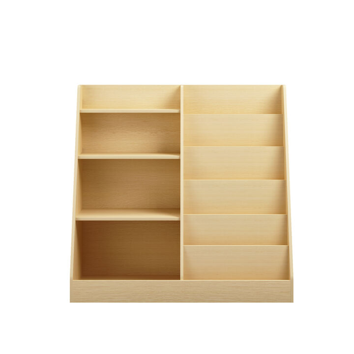 Lizud Wooden Kids Book Shelf