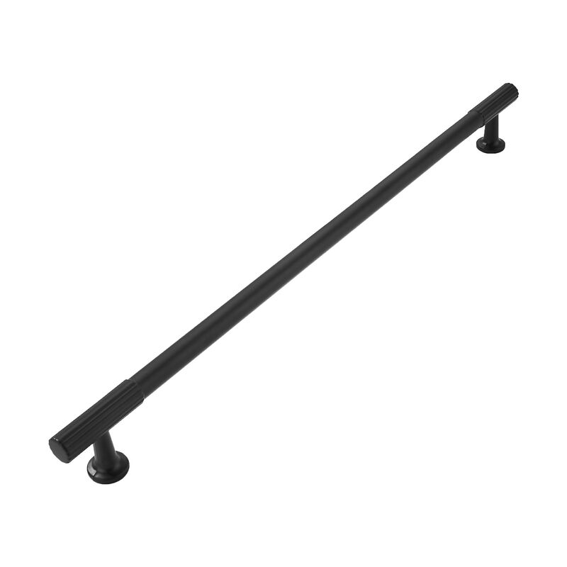 khtumeware Appliance Pull 18 Inch Hole Center 1 Pack Matte Black Cabinet Pulls Heavy Duty Solid Kitchen Drawer Handles Cabinet H