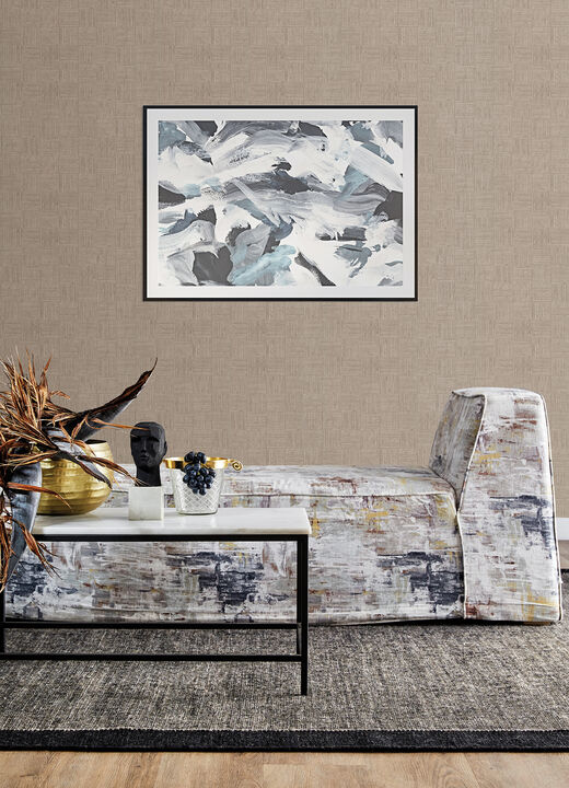 Thea Cream Geometric Wallpaper