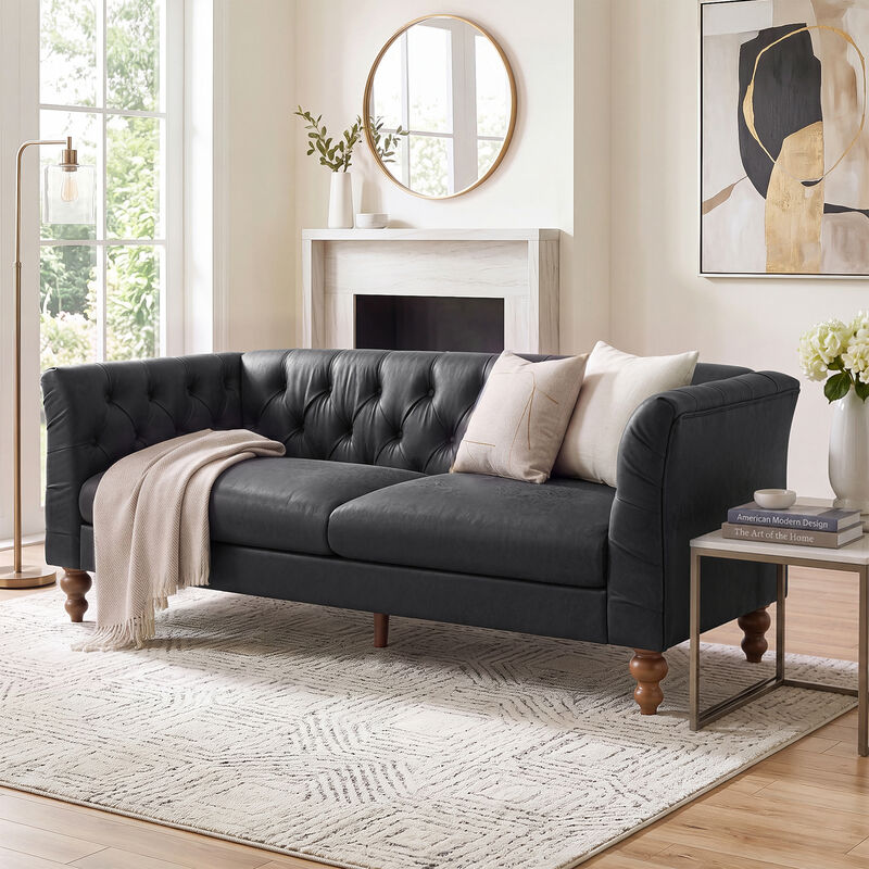 Kelhak 3 Seat PU Sofa image number 2