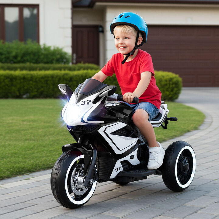 Mini 6V Electric Motorbike for Kids with LED Lights for Outdoor Play