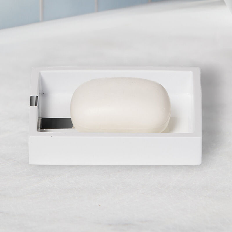 Houston Street White Soap Dish image number 2