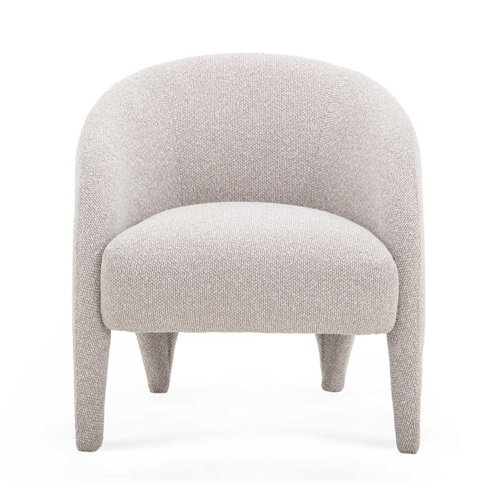 Tov Furniture Kris Warm Grey Boucle Accent Chair