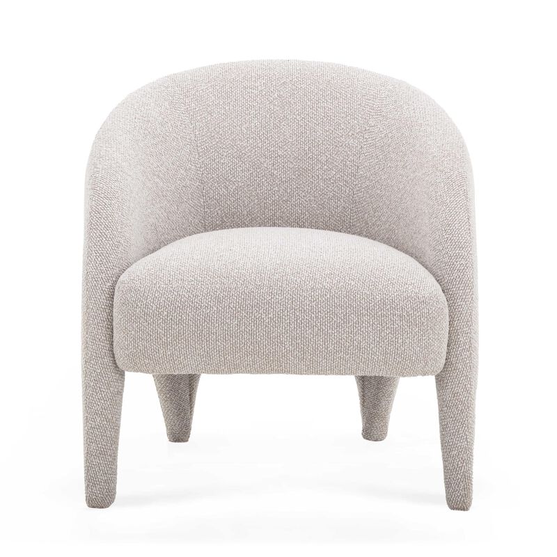 Tov Furniture Kris Warm Grey Boucle Accent Chair image number 1