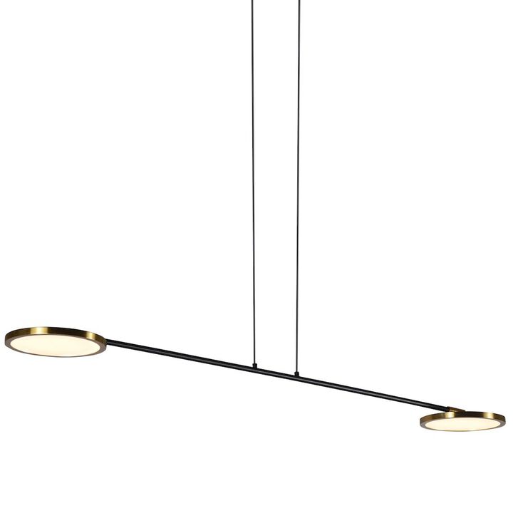 VONN Lighting Integrated LED Height Adjustable Linear Pendant Light