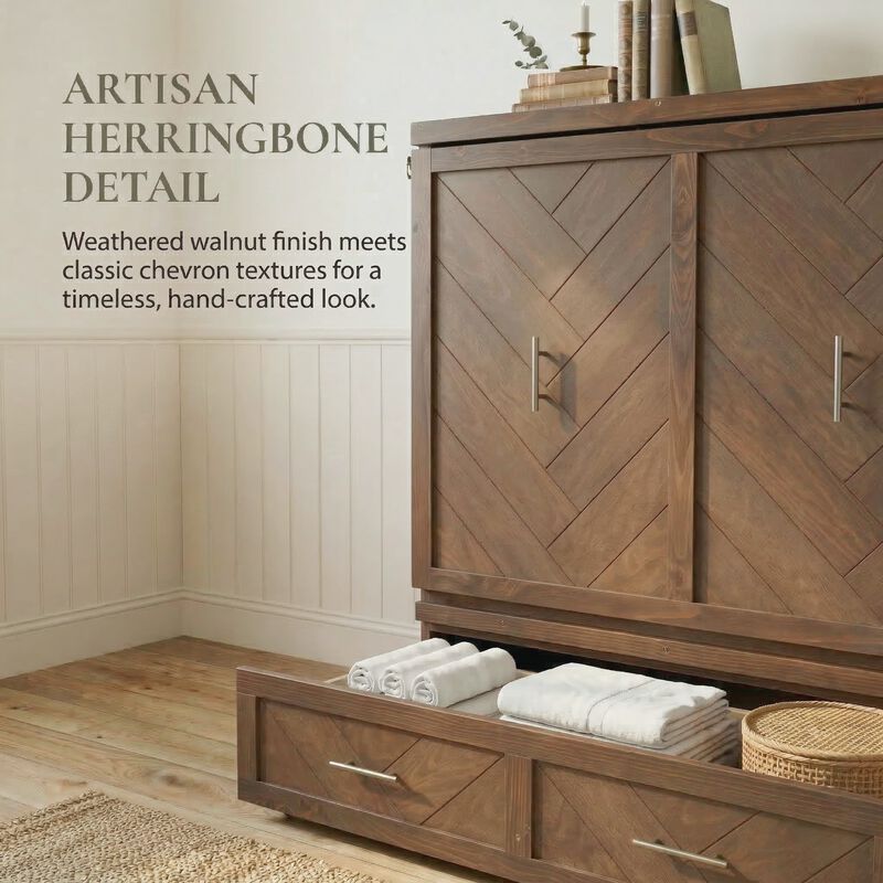 Bosdor Queen Size Murphy Bed image number 1