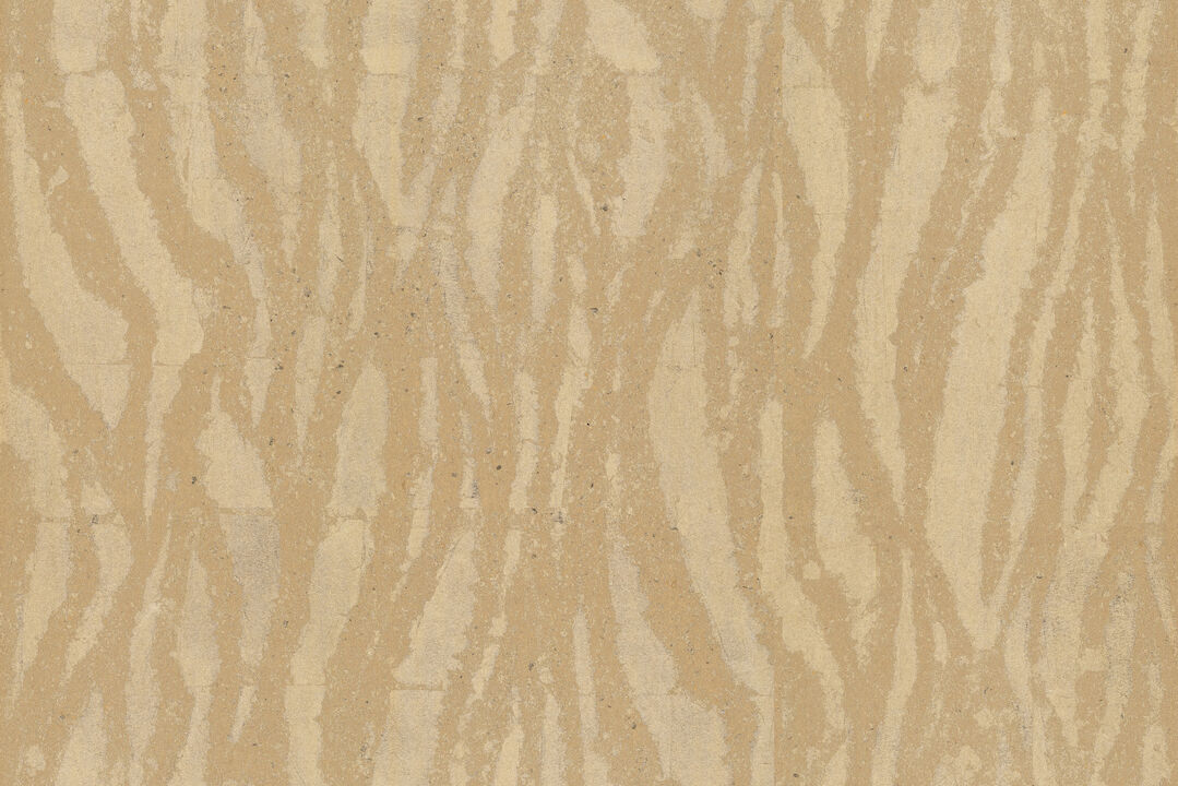 Zebra Chic Antique Gold Wallpaper