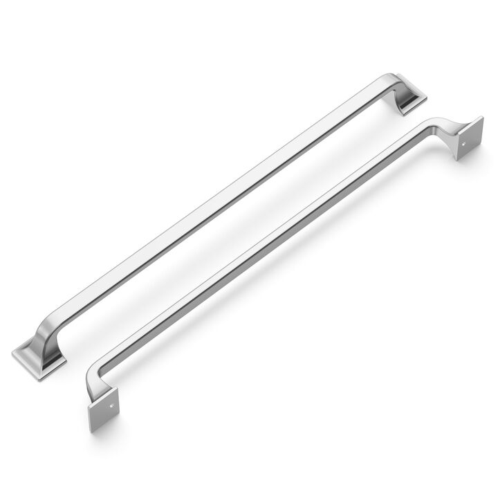 Hickory Hardware 1 Pack Solid Core Kitchen Cabinet Pulls, Luxury Cabinet Handles, Hardware for Doors & Dresser Drawers, 12 Inch