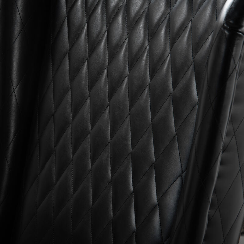 Montzi  Faux Leather Accent Chair image number 4