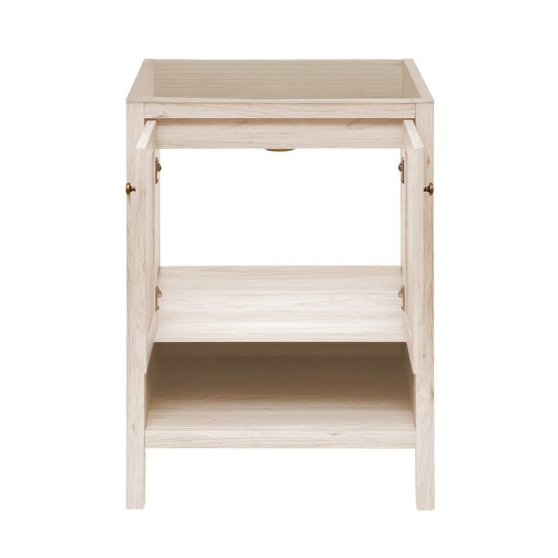 Chateau 24" Freestanding Bathroom Vanity Cabinet without Top in White Oak image number 3