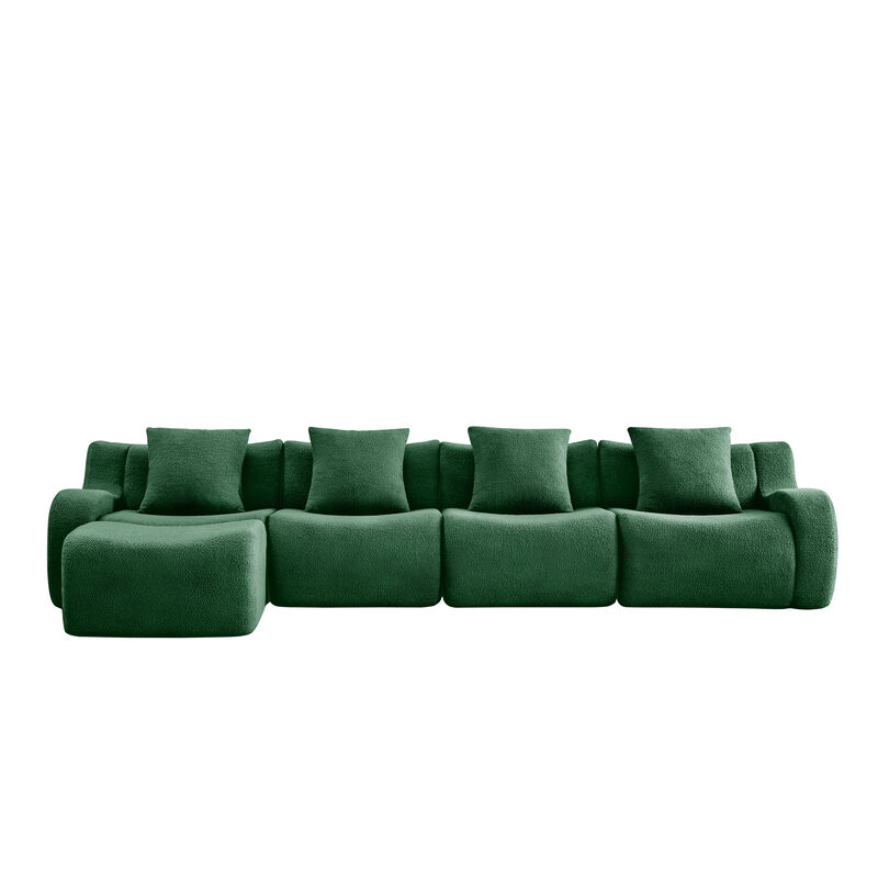 Jimbep L-Shaped 4-Seat Boneless Sectional image number 0