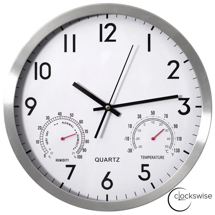 Clockswise 14-inch Non-Ticking Quartz Wall Clock