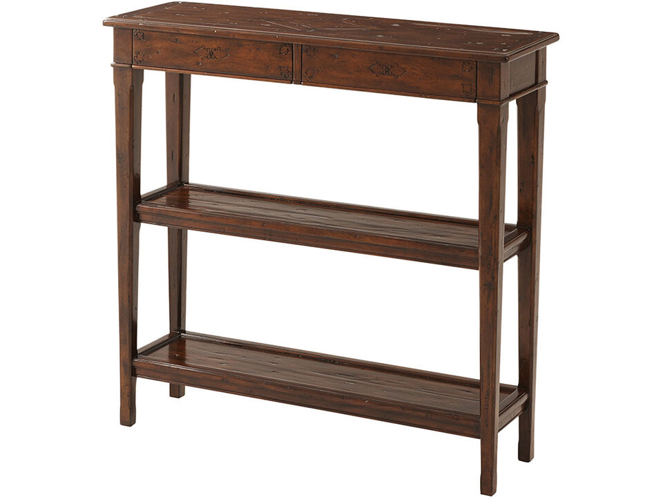 Subtly Incised Console Table