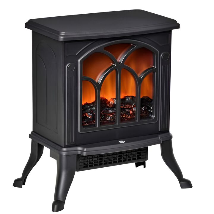 Electric Fireplace Heater Energy-Efficient Indoor Heater with Realistic Flame Effect for Cozy Ambiance