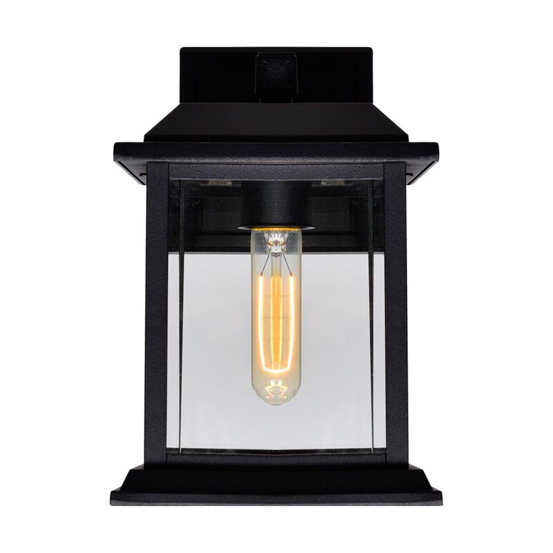 Blackbridge 1 Light Outdoor Black Wall Lantern