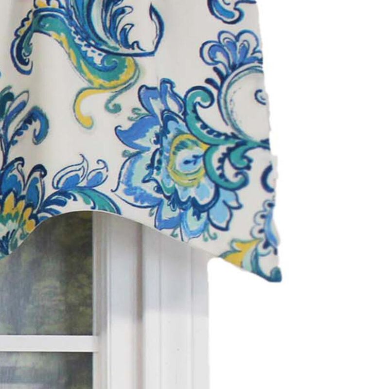 Sconset Rega Style 3" Rod Pocket Valance 50" x 17" Cornflower by RLF Home
