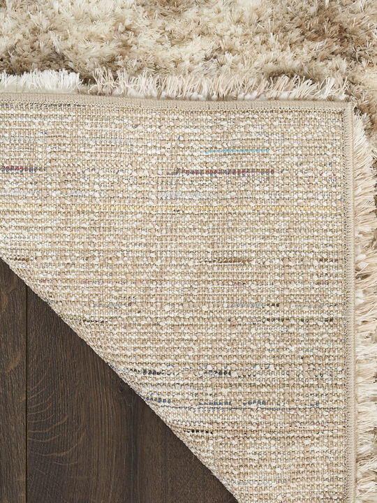 Dreamy Shag DRS10 Ivory/Dark Beige 5'3" x 7'3" Rug