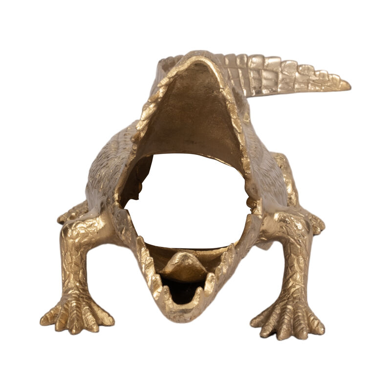 Metal Alligator Tabletop Decor image number 0