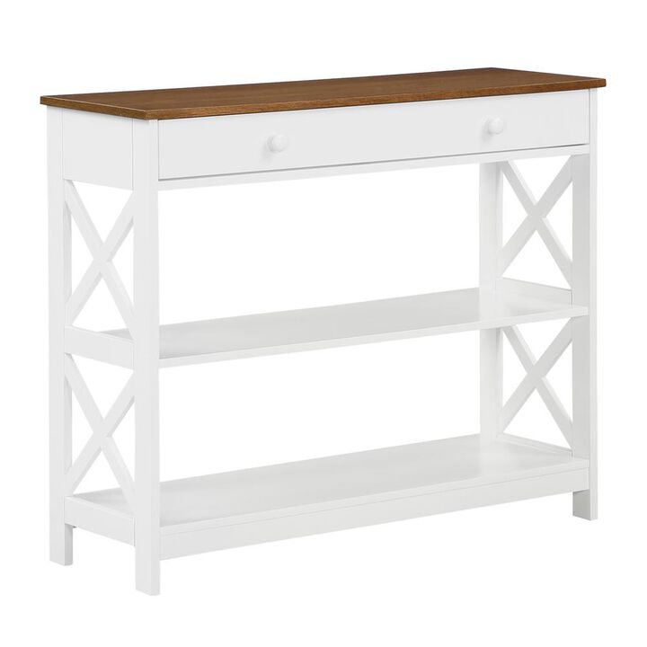 Convience Concept, Inc. Oxford 1 Drawer Console Table with Shelves