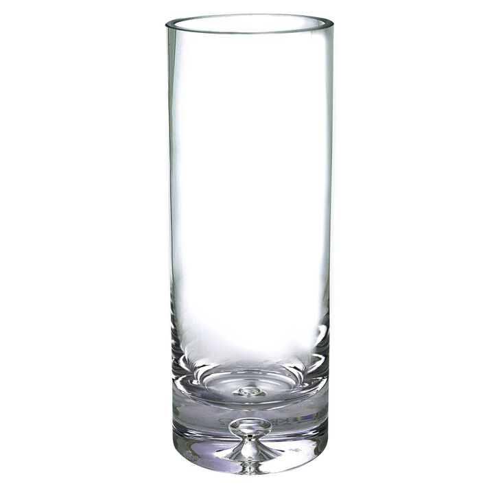Crystal Cylinder Table Vase for Home, Wedding, or Special Occasions
