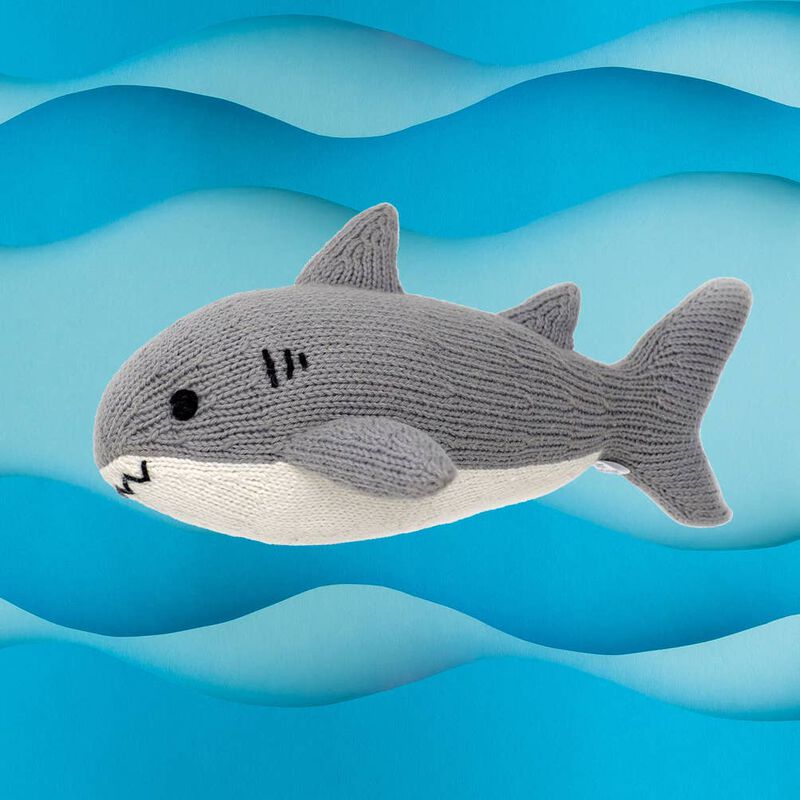 Handmade Knit Shark image number 1