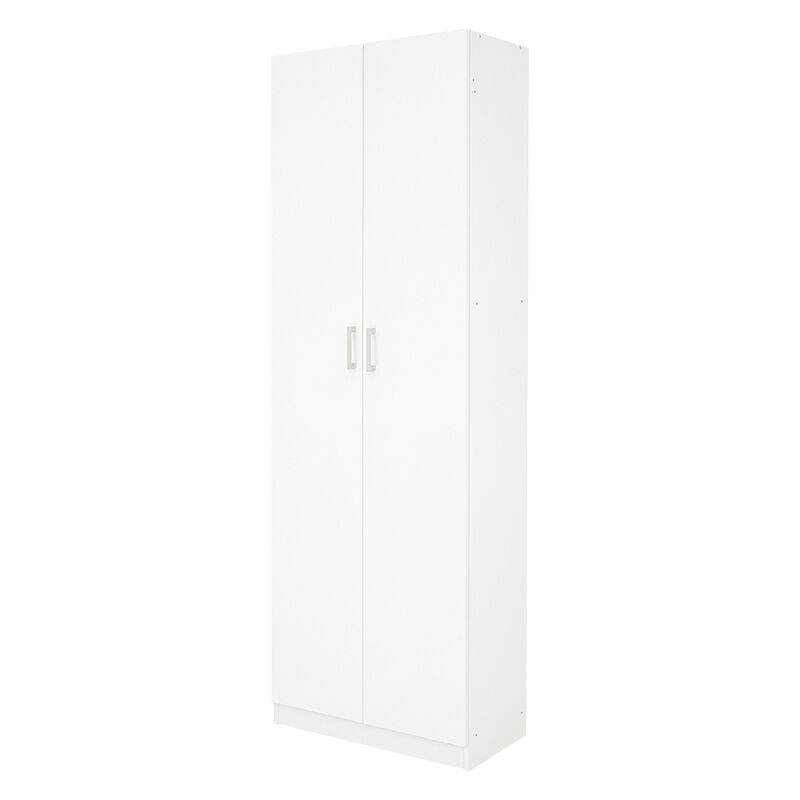 24 in. W x 71 in. H x 12 in. D 4-Shelf Wood Freestanding Cabinet