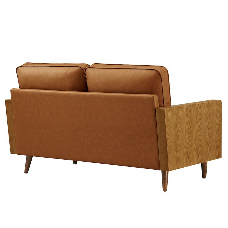 Kellan Vegan Leather Loveseat image number 4