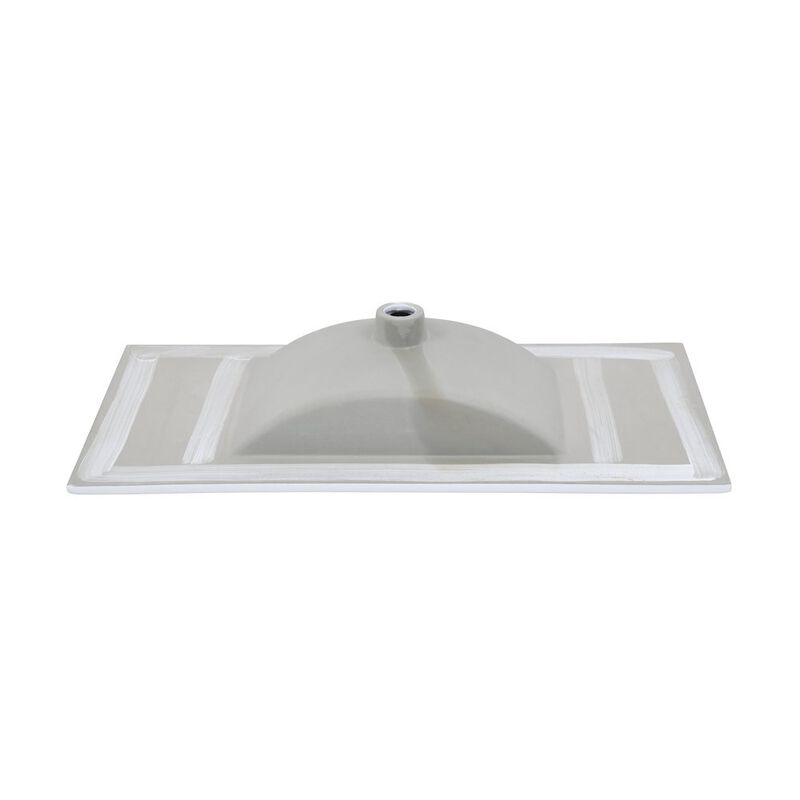 36" Ceramic Vanity Top with Three Faucet Holes image number 0