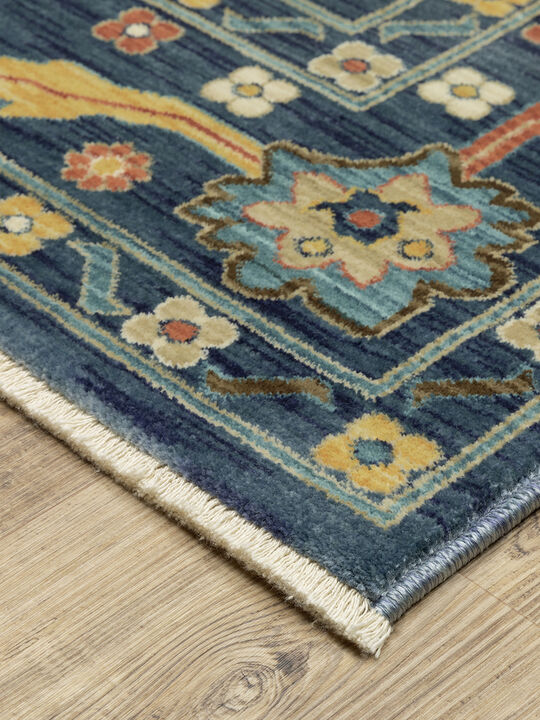 Francesca 2'3" x 7'6" Blue Rug