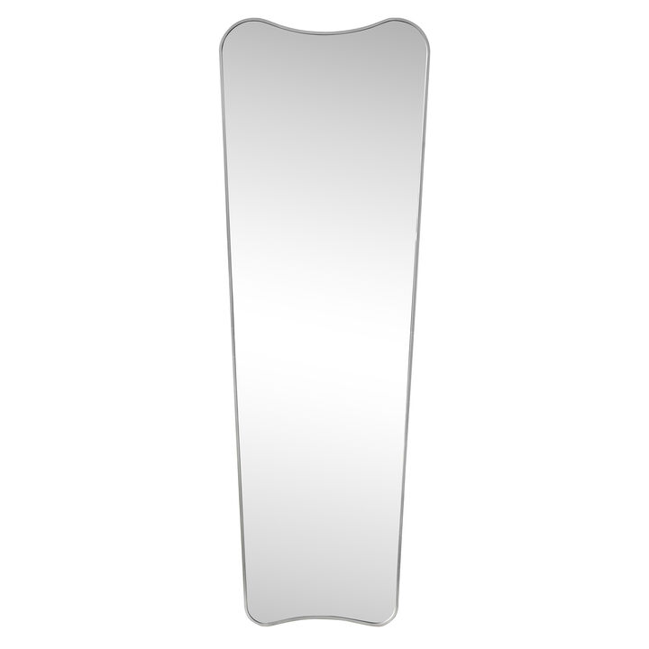 Alfie Large Rectangular Metal Framed Wall Mounted Full-Length Mirror