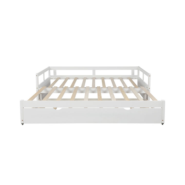Merax Extending Daybed with Trundle
