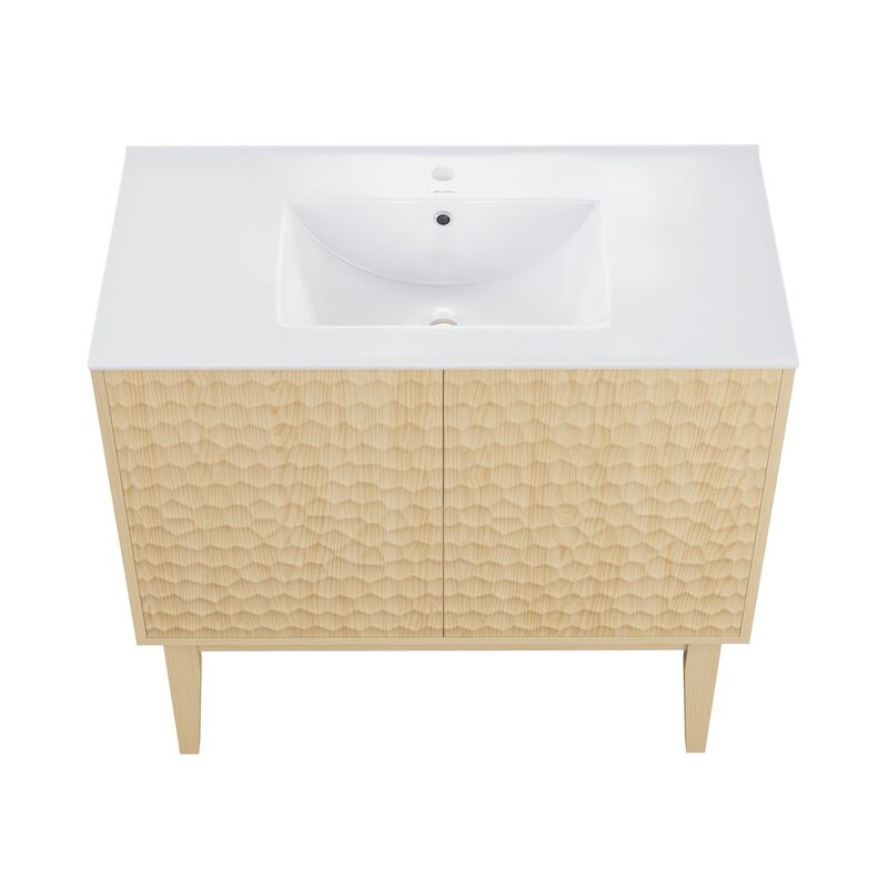Bosse 36" Freestanding Bathroom Vanity with Sink Top image number 6