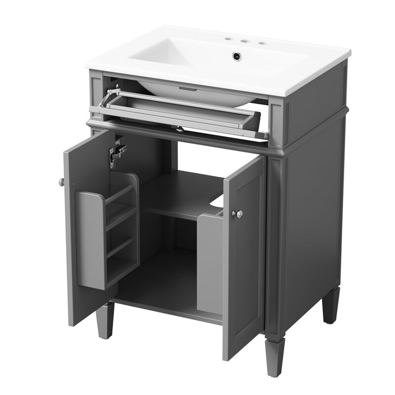 Nehird Bathroom Storage Cabinet with Sink image number 6