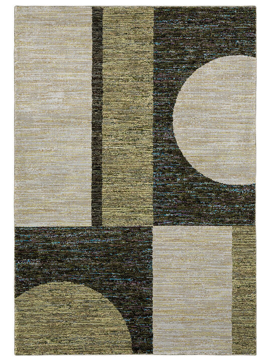 Strada 3'3" x 5'2" Green Rug