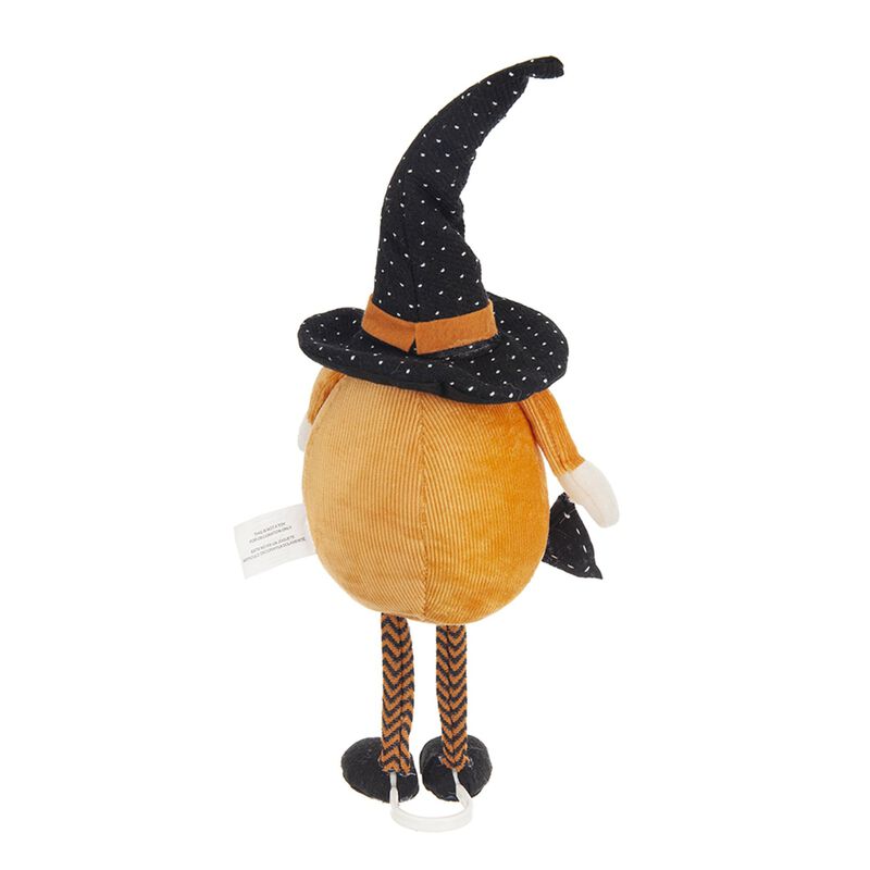 (Set of 2)Halloween Decorating Fabric Standing Orange Gnome with BOO Banner image number 6