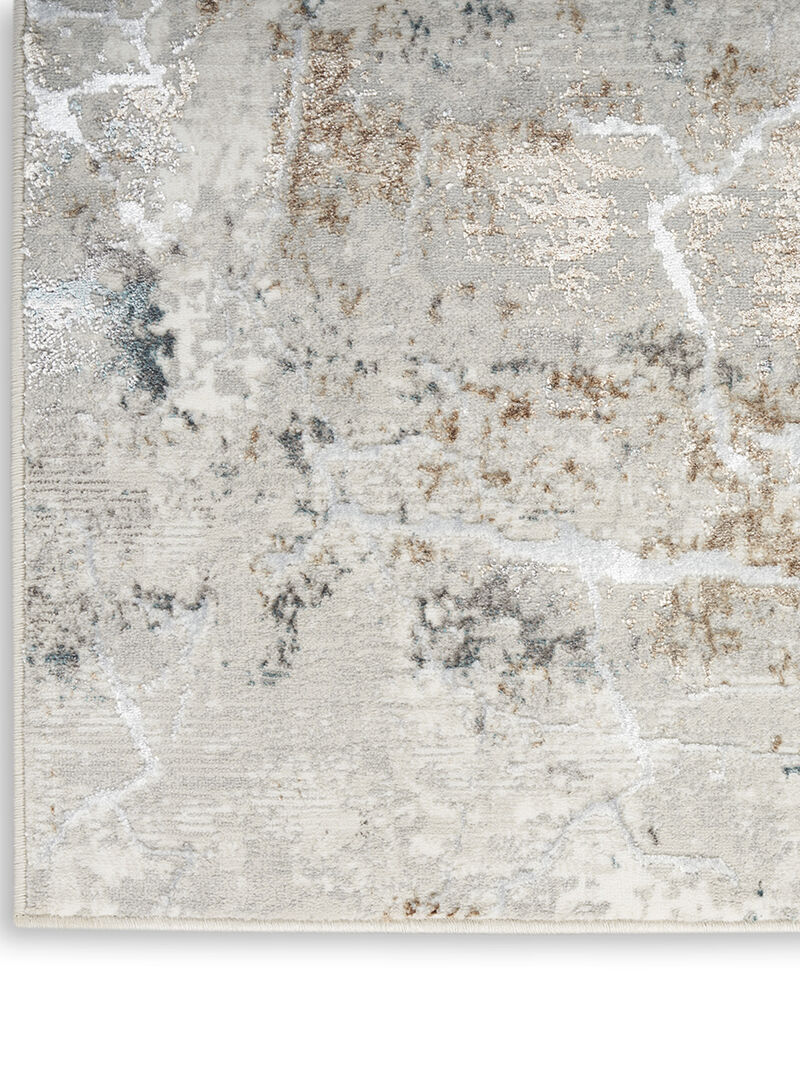 Glitz GLZ23 Gray/Multicolor 3'11" x 5'11" Rug