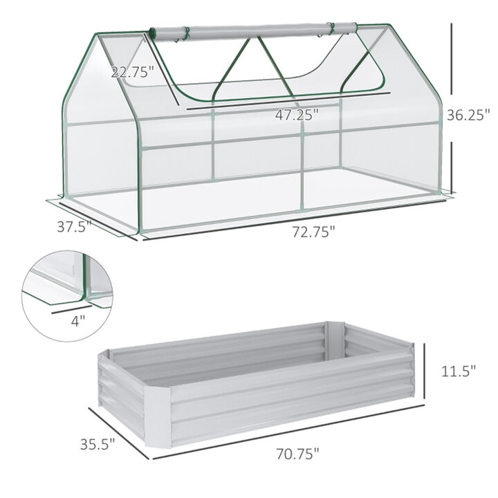 Compact Greenhouse for Seed Starting Flowers and Herbs