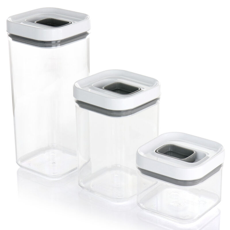 Martha Stewart Siobhan 3 Piece Acrylic Storage Container Set