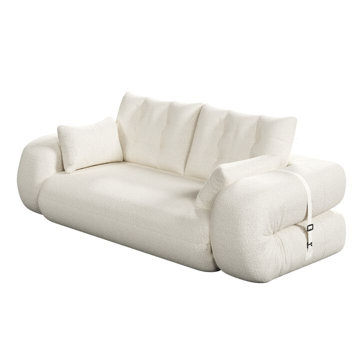 Whisen Versatile Design Folding Sleeper Comprssion Lazy Sofa Couch, Sofa Bed