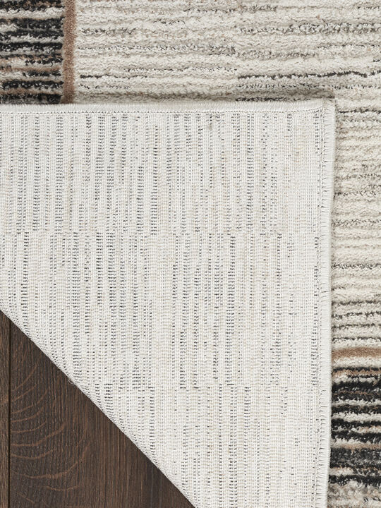 Desire DSR02 Gray/Black 3'11" x 5'11" Rug