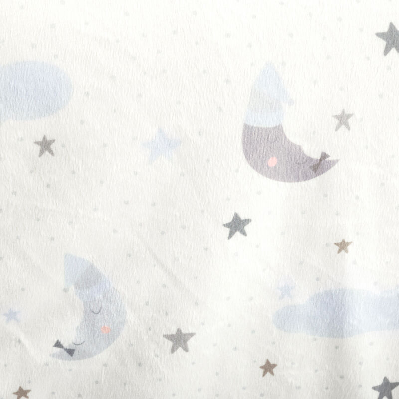 Goodnight Little Moon Soft & Plush Sherpa Blanket Blue/Multi Single 30X40