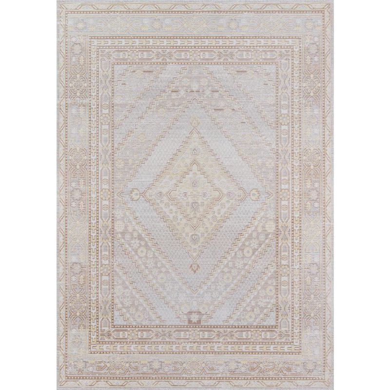 Momeni Traditional Rectangle Area Rug, Grey, 7'10 X 10'6