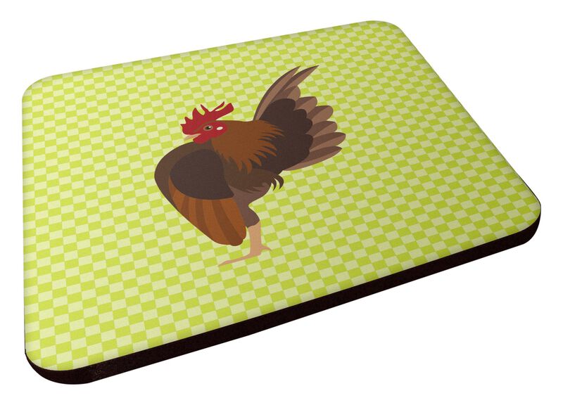 Caroline's Treasures Malaysian Serama Chicken Green Decorative coasters, 3.5, Multicolor