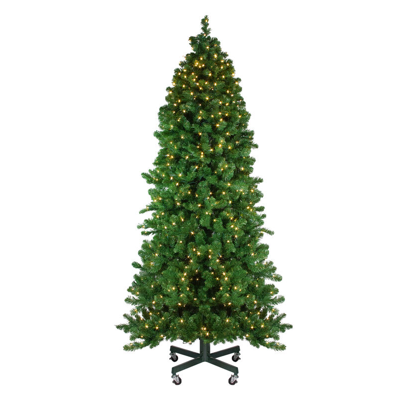 7.5' Pre-Lit Slim Olympia Pine Artificial Christmas Tree - Warm White Lights image number 0