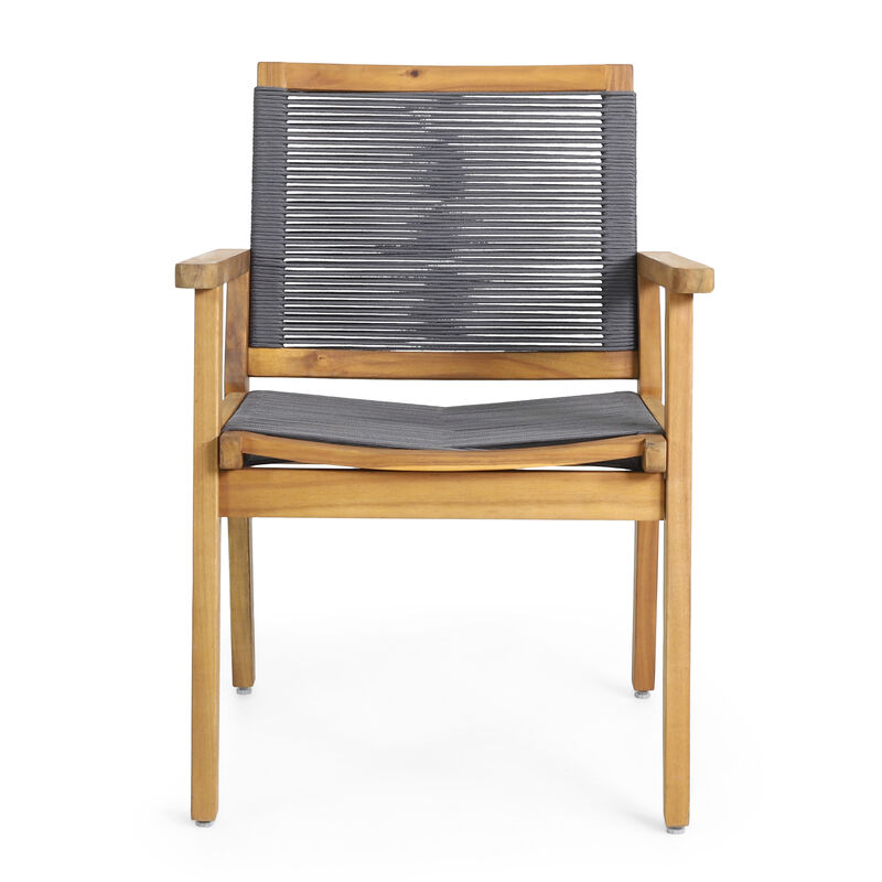 Merax Transitional Rope Weave Outdoor Lounge  Chairs image number 5