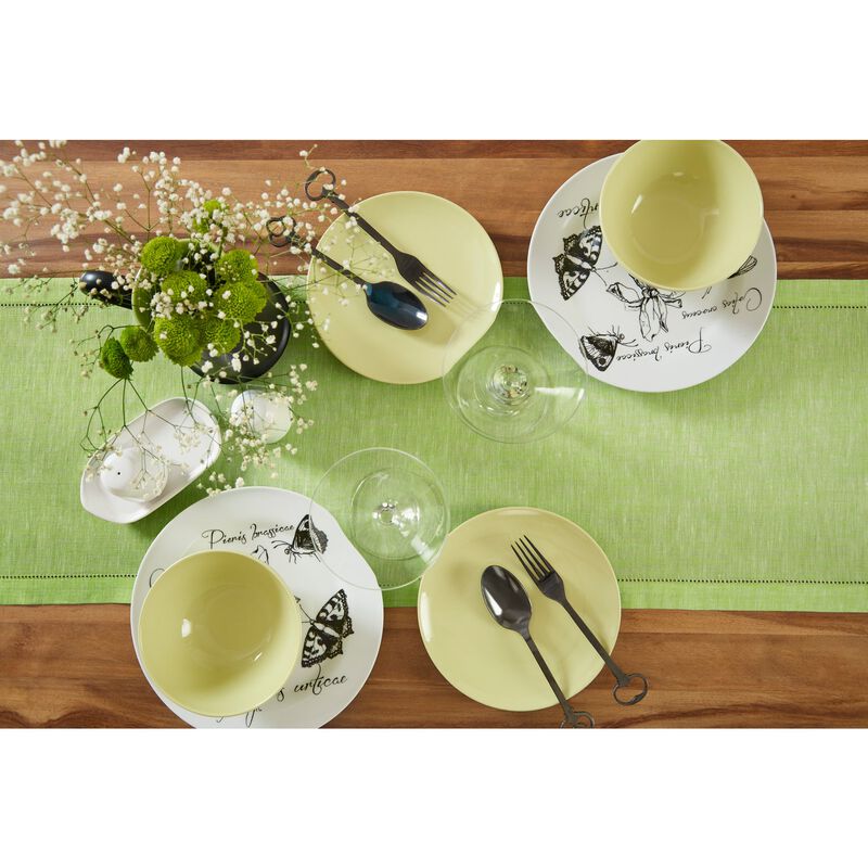 Solino Home Milan 100% Linen Table Runner &ndash; Handcrafted, Machine Washable, Perfect for Holiday and Everyday Dining